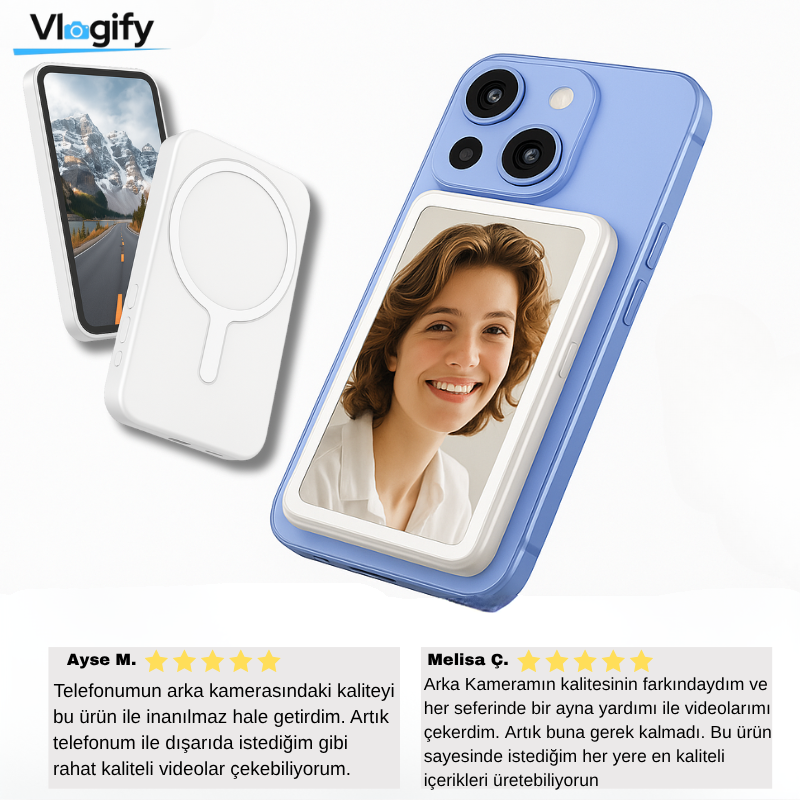 Vlogify® MagSafe Vlogger Ekran